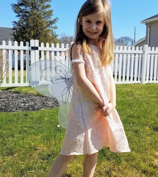 Look #3 P ink Fairy Stylist: Chie Kai Dress Designed by: Laura Taylor Shoes: Personal Collection Model: Sydney Masters Photographer: Amy Masters Location: Batavia, NY