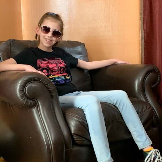 Look #10 Street Style Stylist: Chie Kai Outfit: Rainbow radio T - shirt, skinny pants, denim jacket Shoes: Personal Collection Accessories: Personal Collection Model: Lillian Weatherall Photographer: Jenny Weatherall Art by: Josh Weatherall Location: Brockport, NY