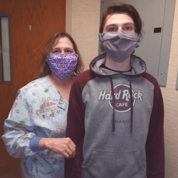 Pediatrician in Purple